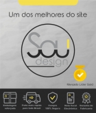 Prateleiras De Madeira Com Alça De Couro Legitimo Kit 2un.