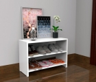Sapateira 60cm Branco Porta De Sala, Quarto Banheiro Mdf