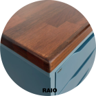 Kit Setup Pro tampo madeira maciça Eucalipto